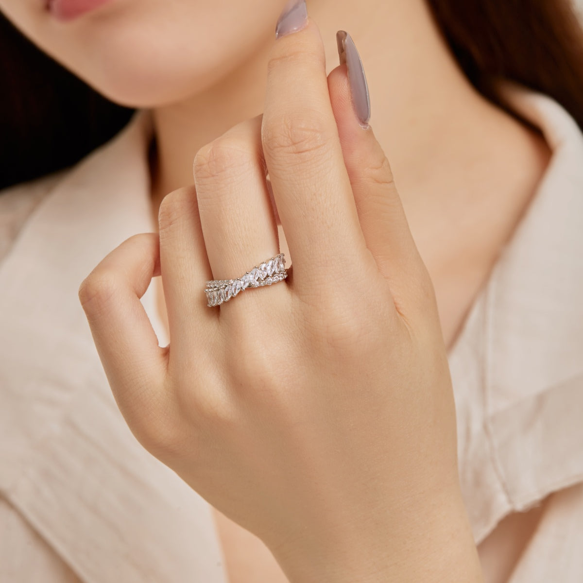[Limara]Unique Colorful Marquise Cut Daily Ring