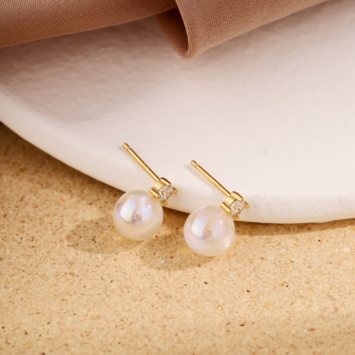 [Limara]Symphony Mermaid Pearl Earrings