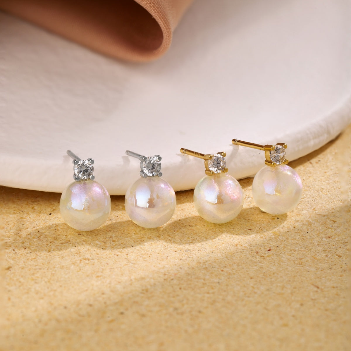 [Limara]Symphony Mermaid Pearl Earrings
