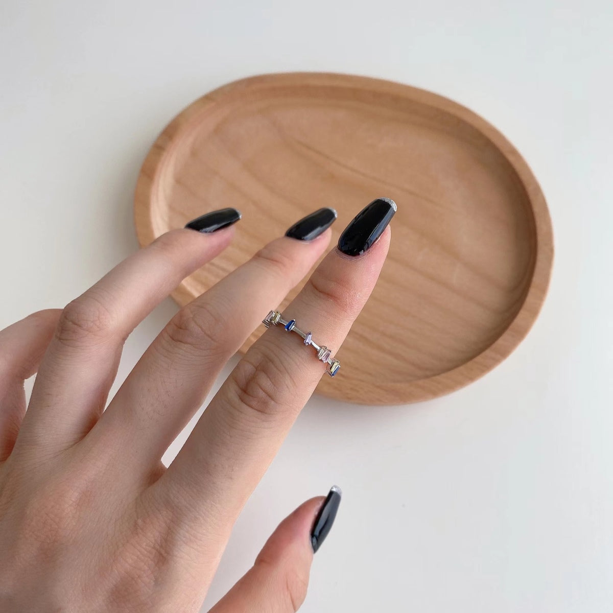 [Limara]Unique Trapezoid Cut Daily Ring