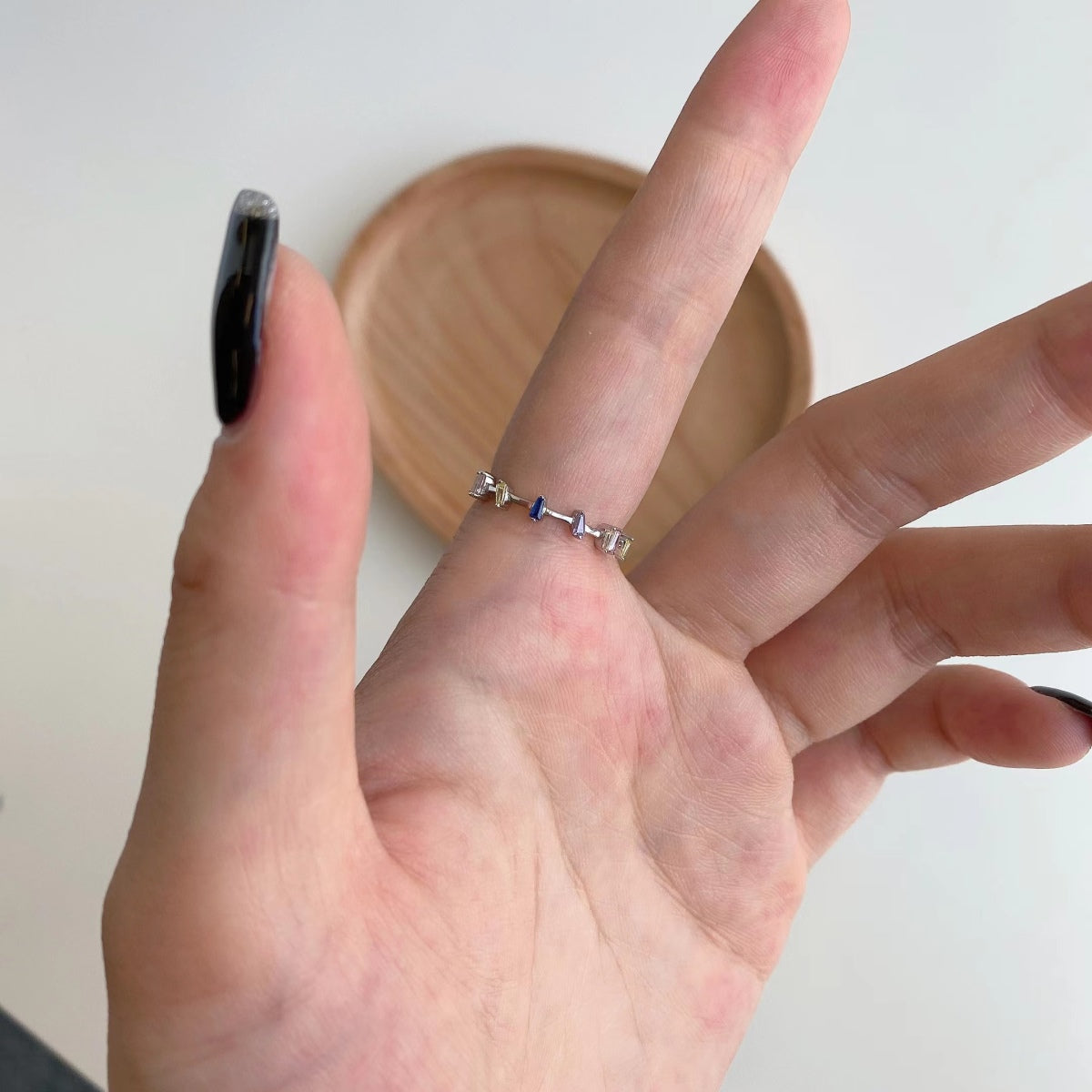 [Limara]Unique Trapezoid Cut Daily Ring