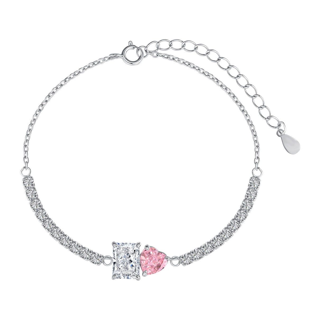 [Limara]Dazzling Unique Multi Shape Lover Bracelet
