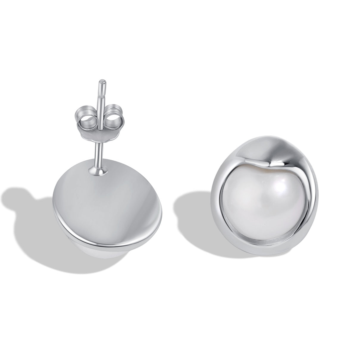 [Limara]Dainty Bread Pearl Earrings