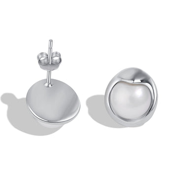 [Limara]Dainty Bread Pearl Earrings