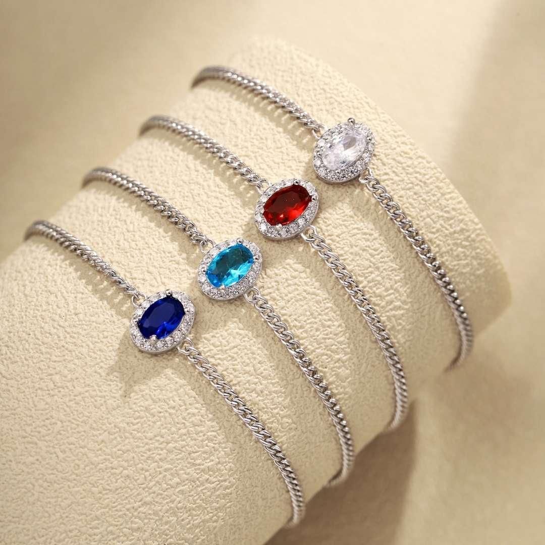 [Limara]Exquisite Oval Shape Bracelet
