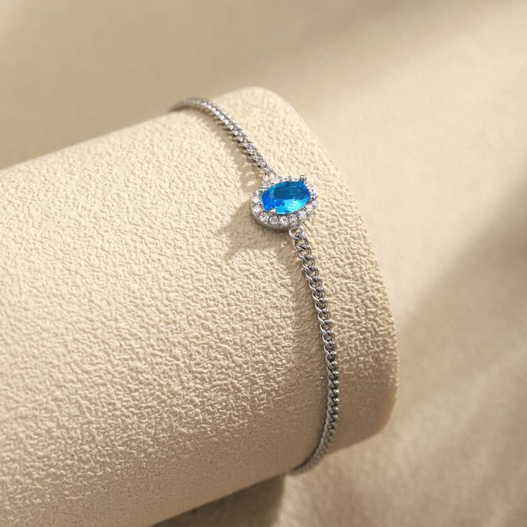 [Limara]Exquisite Oval Shape Bracelet