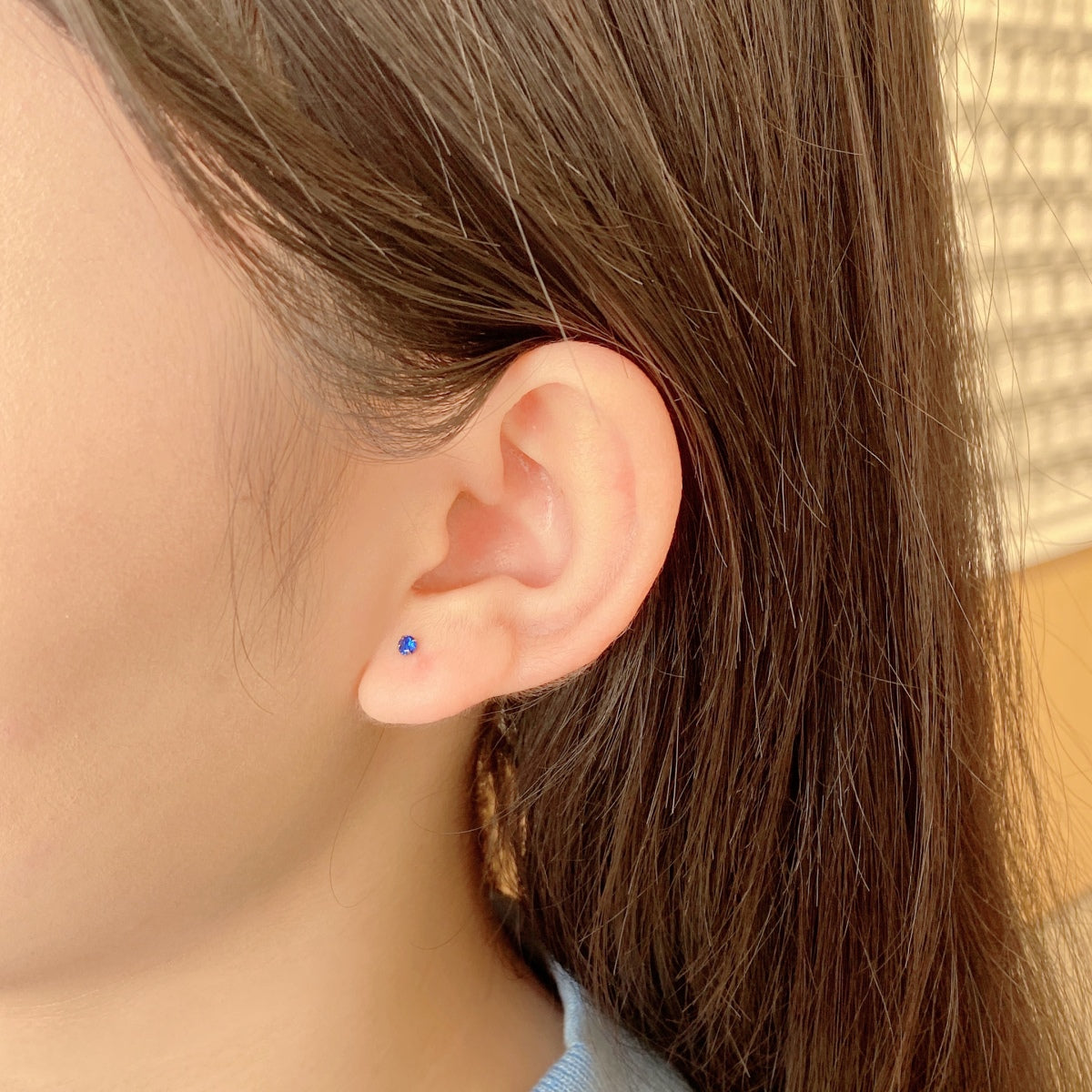 [Limara]Delicate Solitaire Earrings