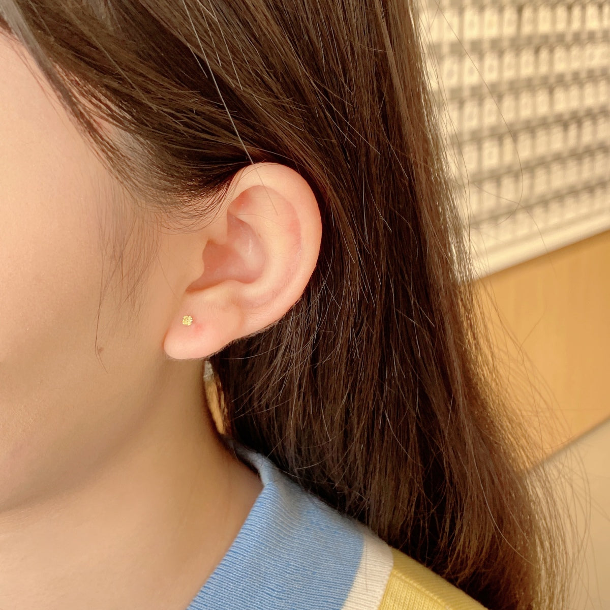 [Limara]Delicate Solitaire Earrings