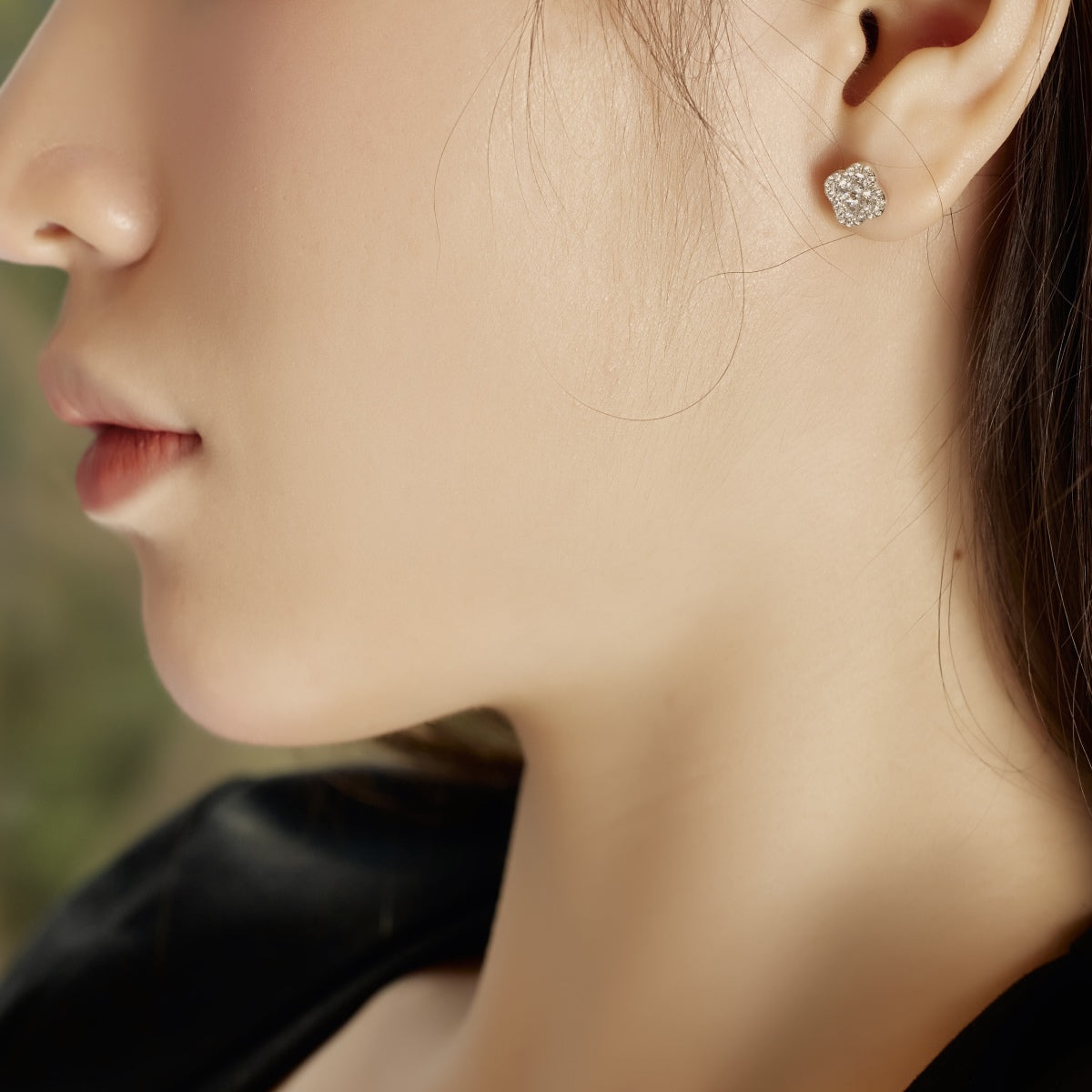 [Limara]Four-Leaf Clover Flower Shaped Earrings