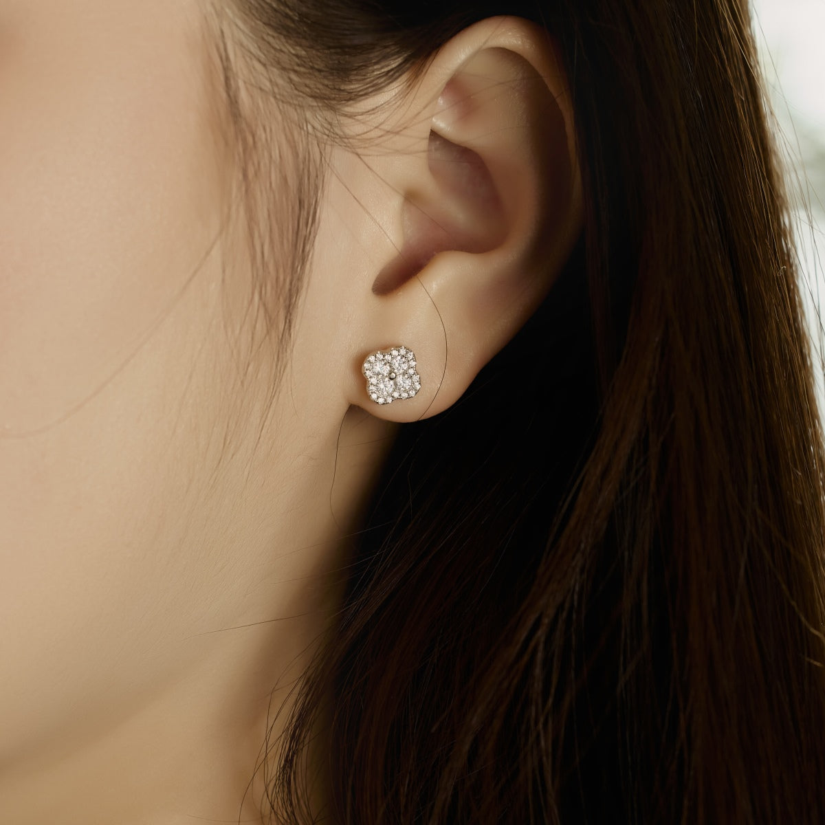 [Limara]Four-Leaf Clover Flower Shaped Earrings