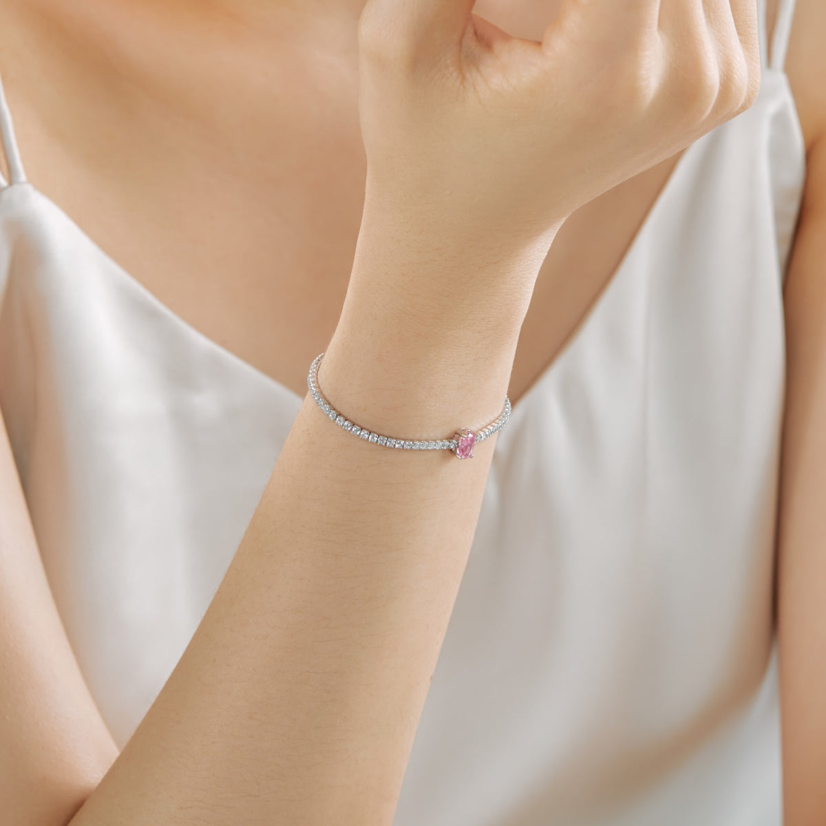 [Limara]0.75 Carat Exquisite Oval Cut Daily Bracelet
