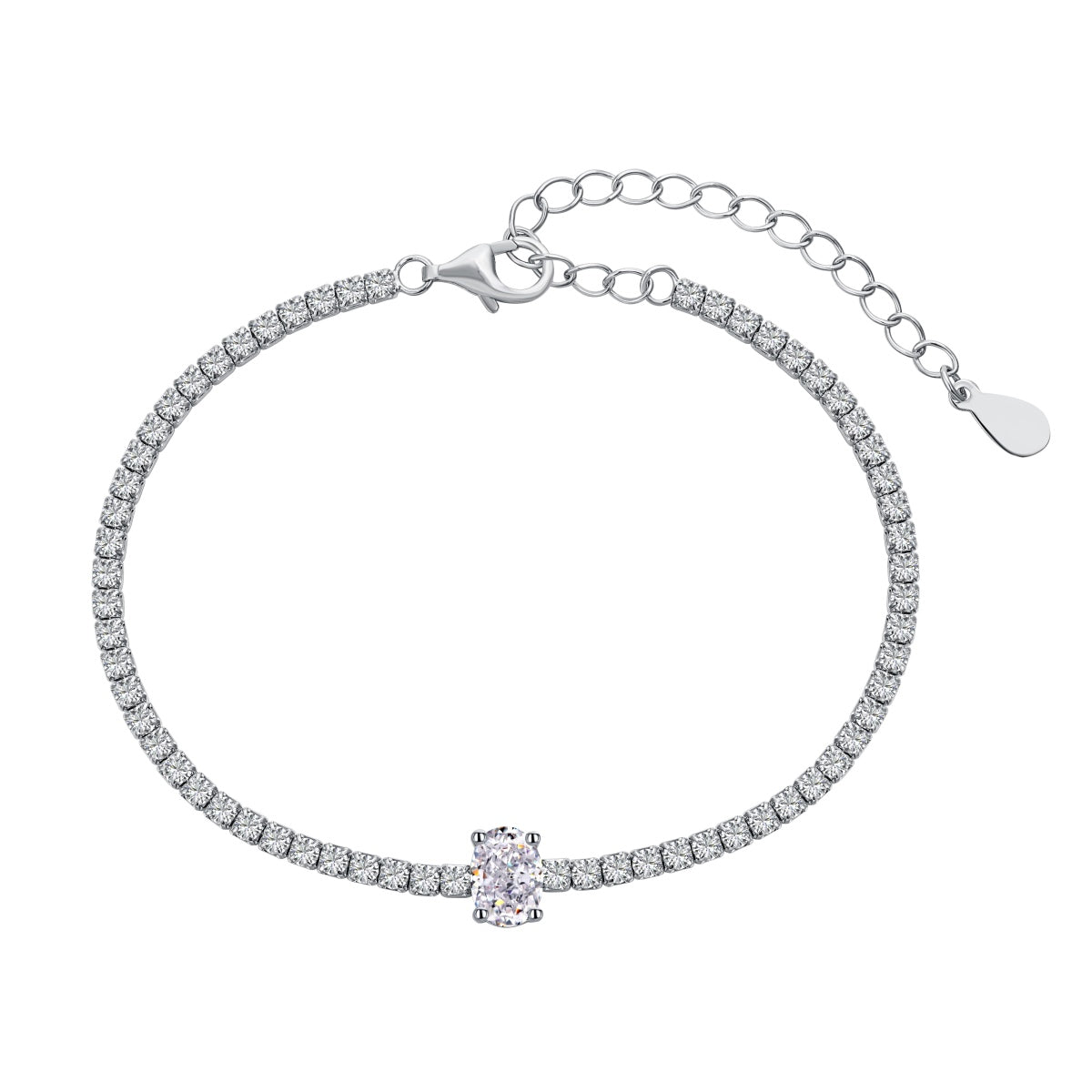 [Limara]0.75 Carat Exquisite Oval Cut Daily Bracelet