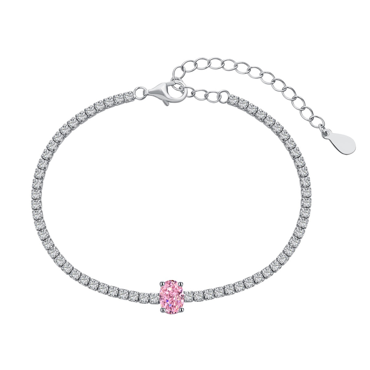 [Limara]0.75 Carat Exquisite Oval Cut Daily Bracelet