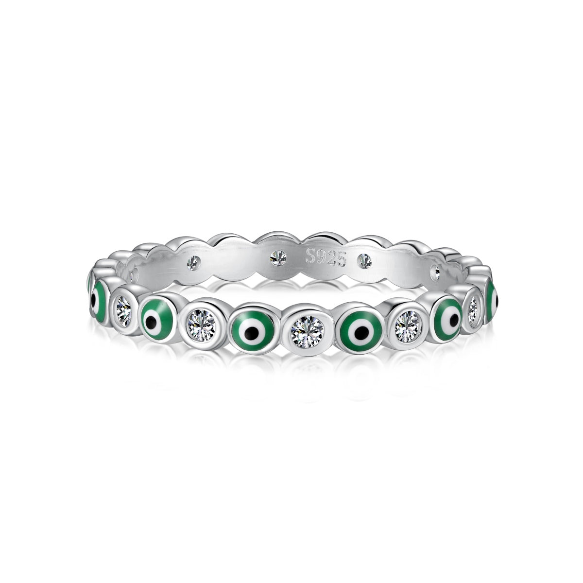 [Limara]Sparkling Vibrant Round Shape Daily Ring