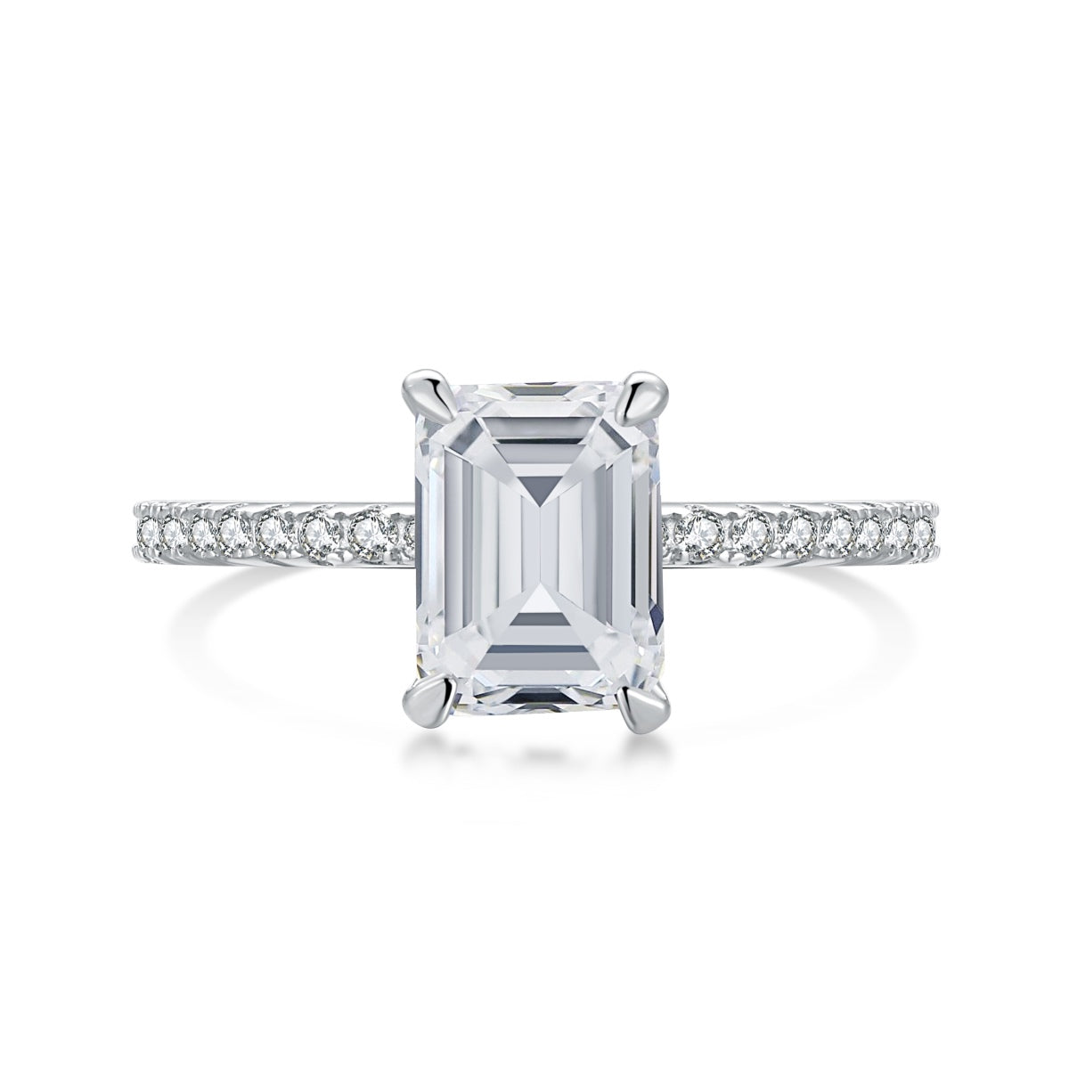 [Limara]2.0 Carat Scintillating Ornate Radiant Cut Party Ring