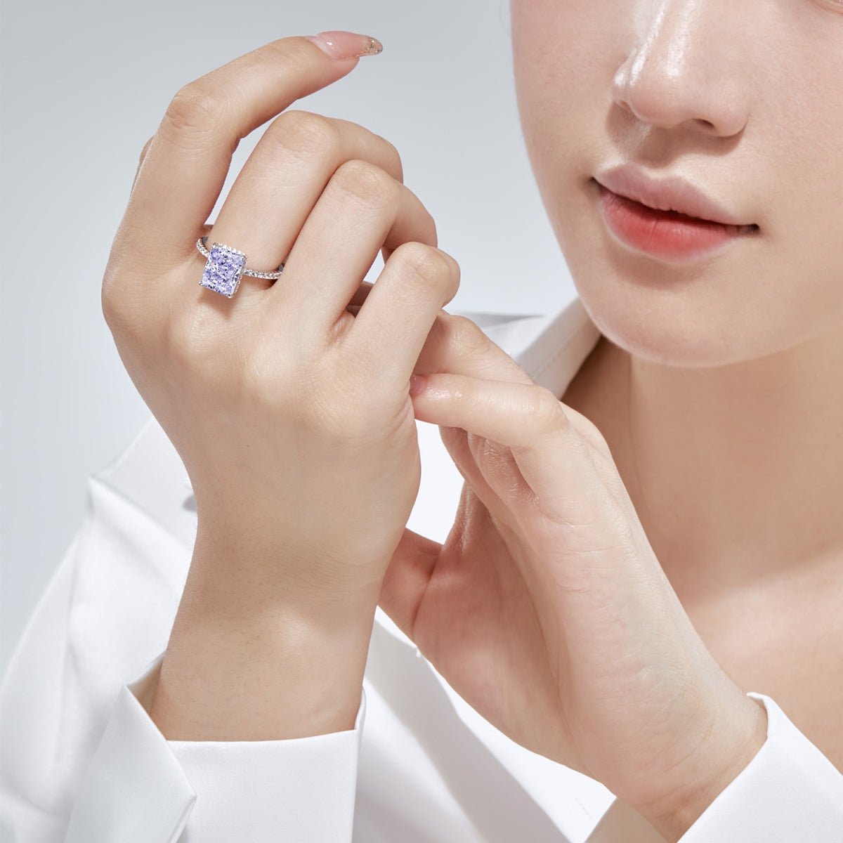 [Limara]4.0 Carat Luxurious Engagement Ring