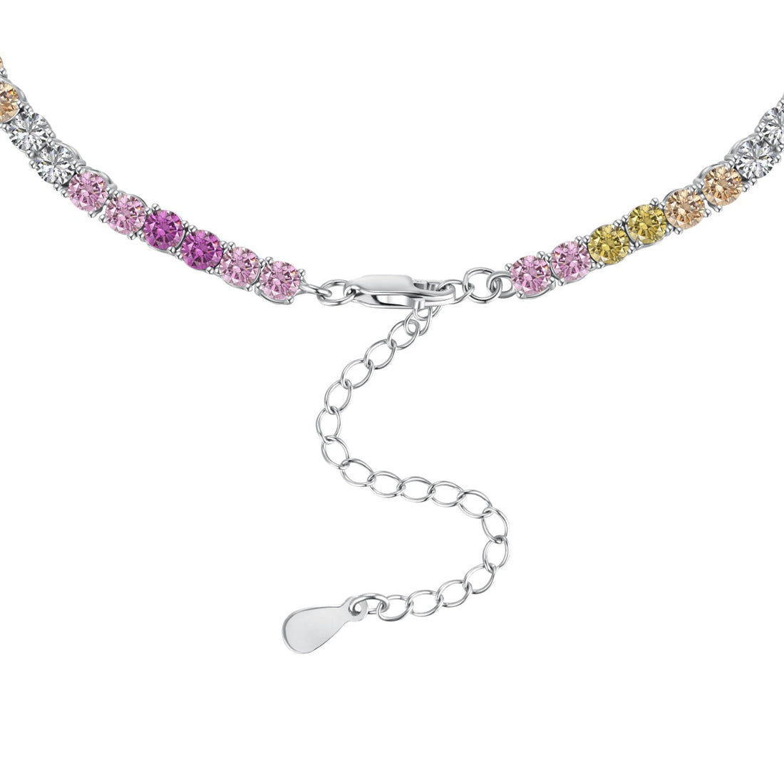 [Limara]Delicate Colorful Tennis Necklace
