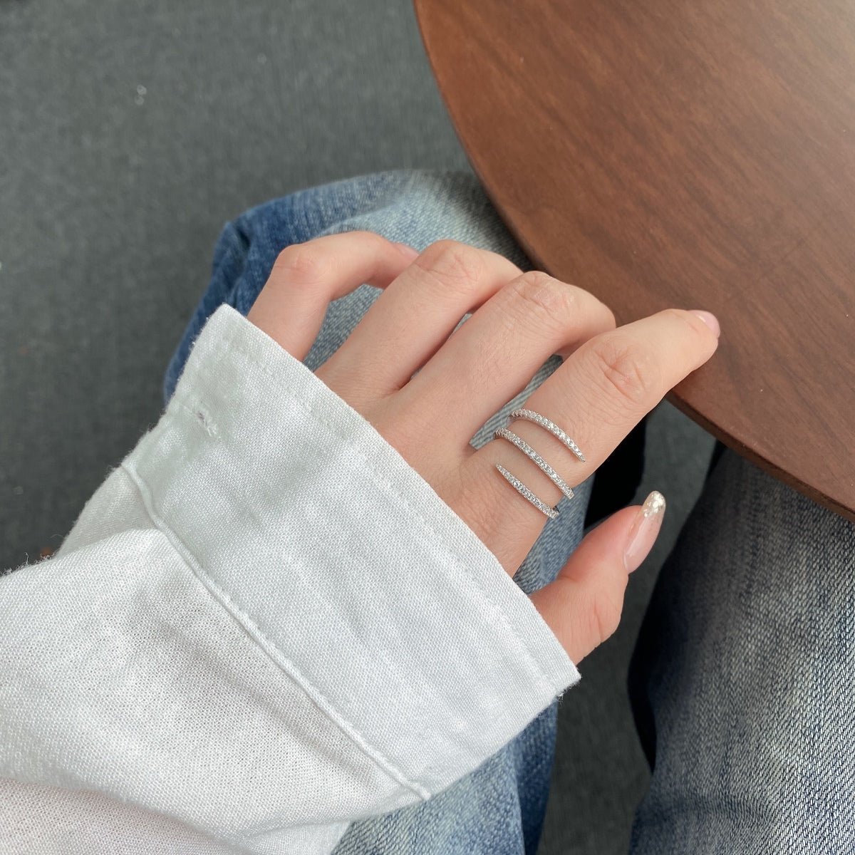 [Limara]Unique Vibrant Entangle Daily Ring