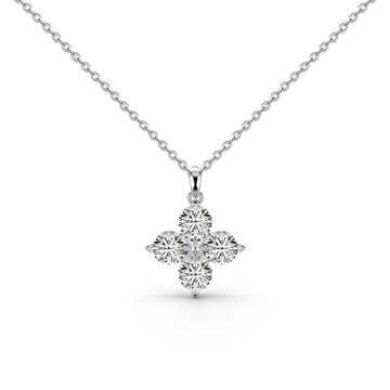 [Limara]Four-Leaf Clover And Eight-Pointed Star Necklace