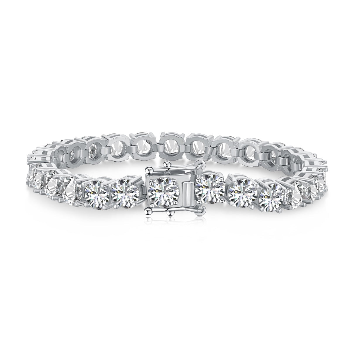 [Limara]0.75 Carat Dazzling Round Cut Wedding Bracelet
