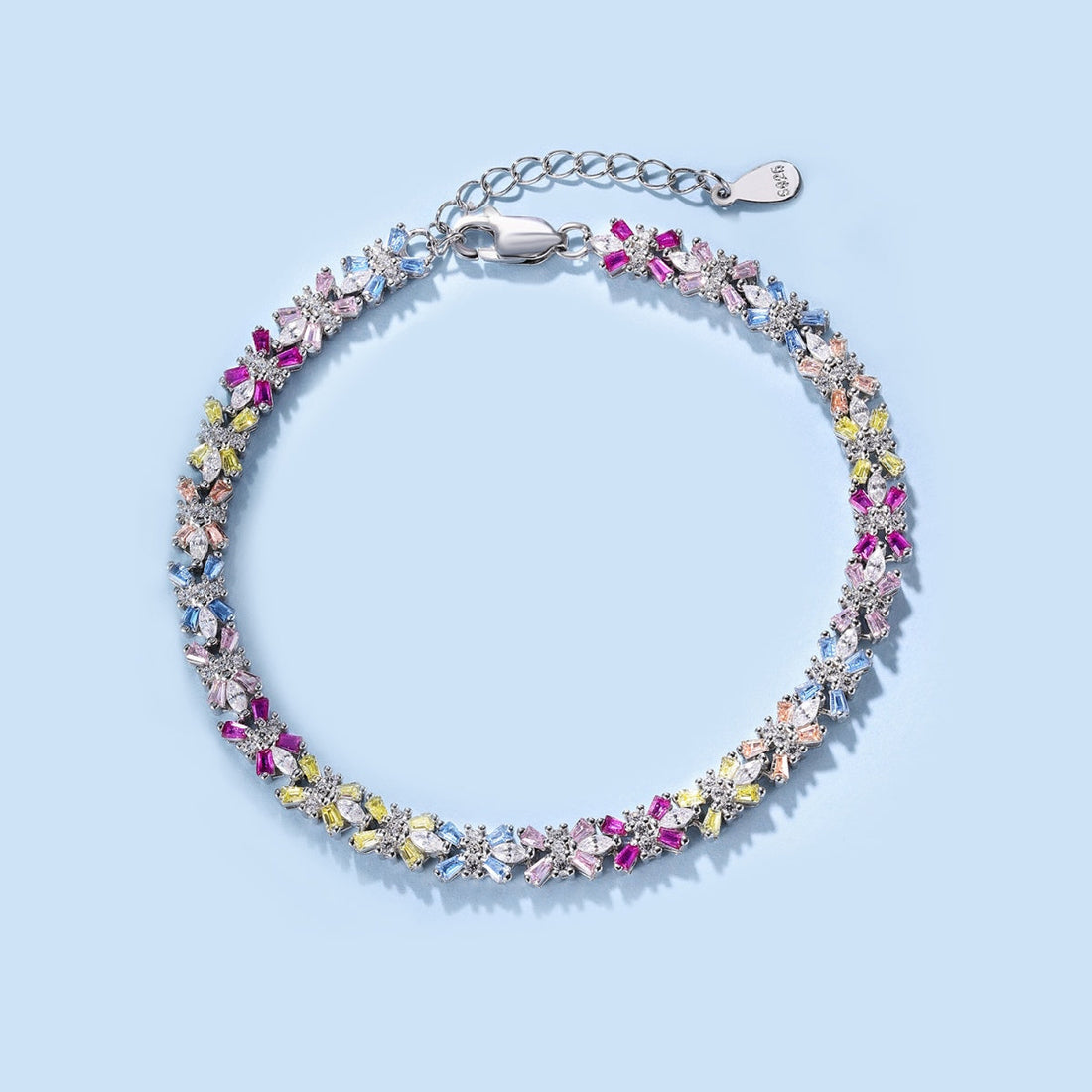 [Limara]Radiant Colorful Emerald Cut Party Bracelet