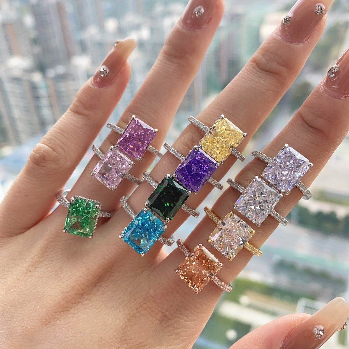 [Limara]4.0 Carat Luxurious Engagement Ring