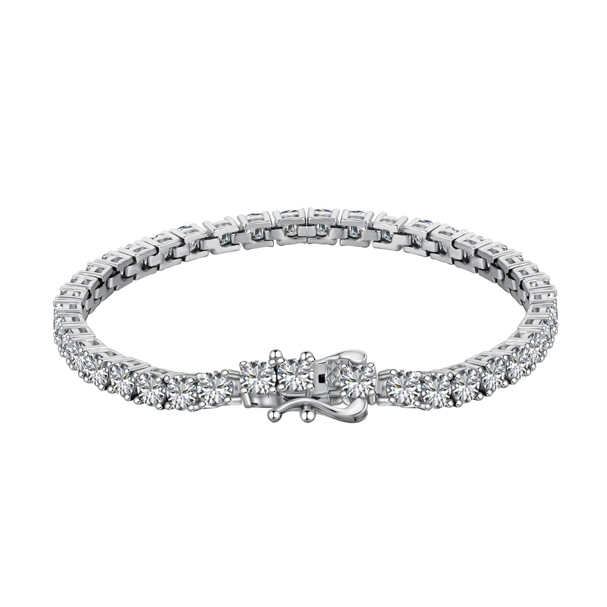 [Limara]Luxurious Ornate Round Cut Tennis Bracelet