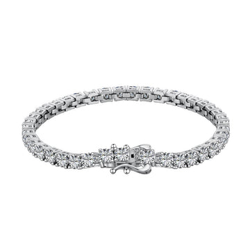[Limara]Luxurious Ornate Round Cut Tennis Bracelet