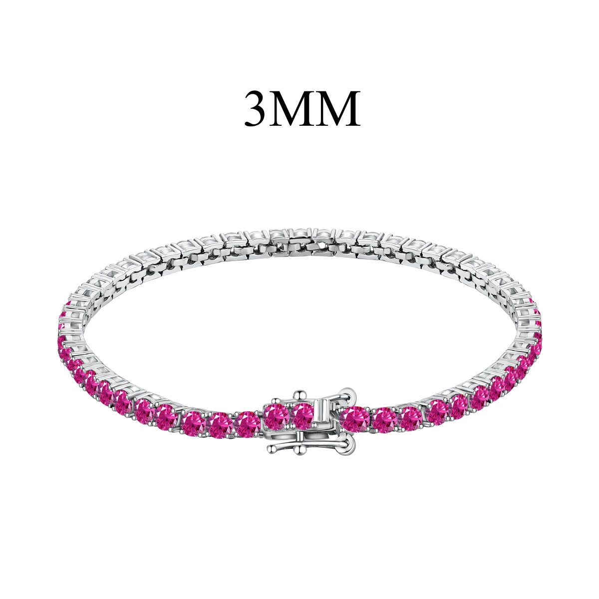 [Limara]Radiant Colorful Round Cut Party Bracelet