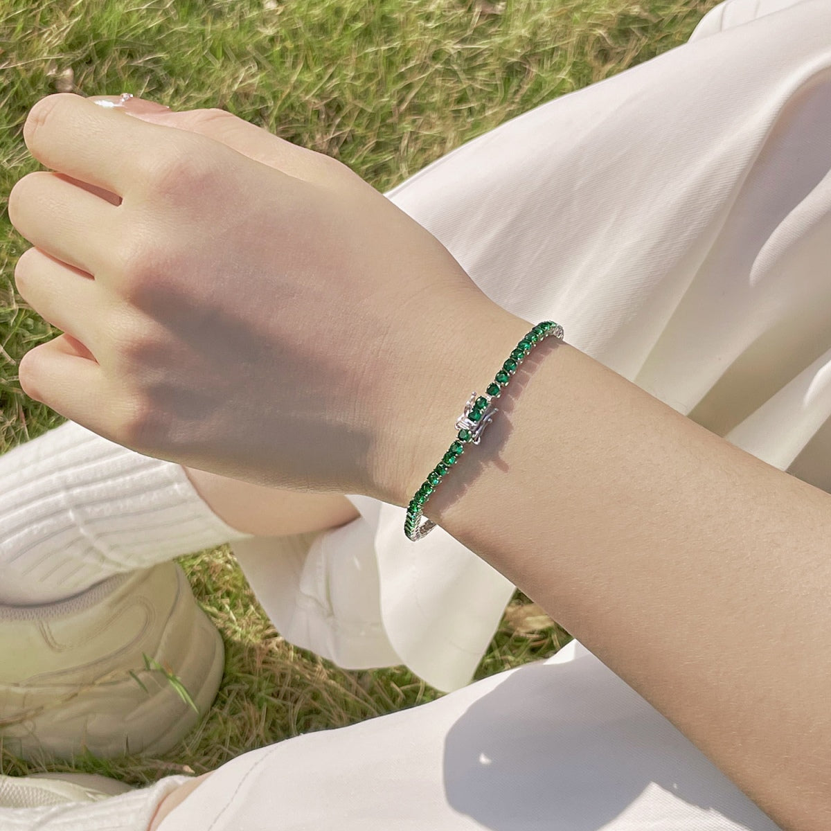 [Limara]Radiant Colorful Round Cut Party Bracelet