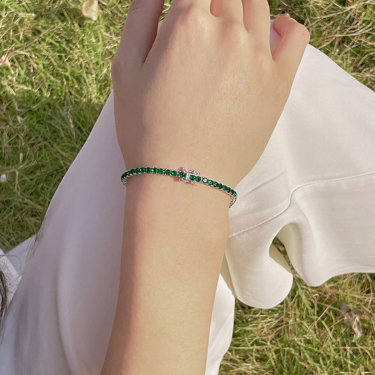 [Limara]Radiant Colorful Round Cut Party Bracelet