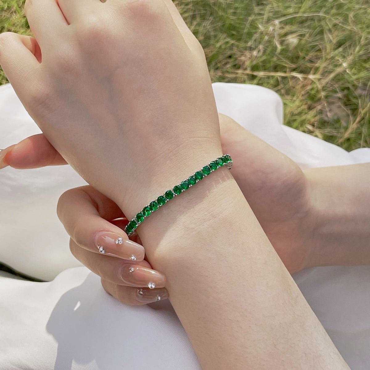 [Limara]Radiant Colorful Round Cut Party Bracelet