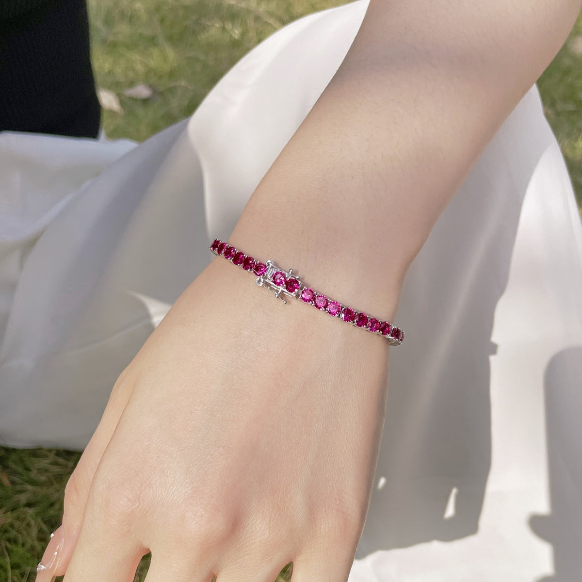 [Limara]Radiant Colorful Round Cut Party Bracelet