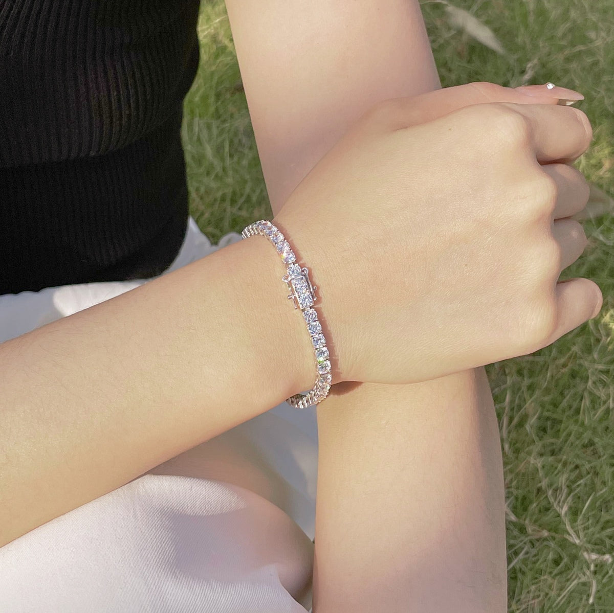 [Limara]Radiant Colorful Round Cut Party Bracelet