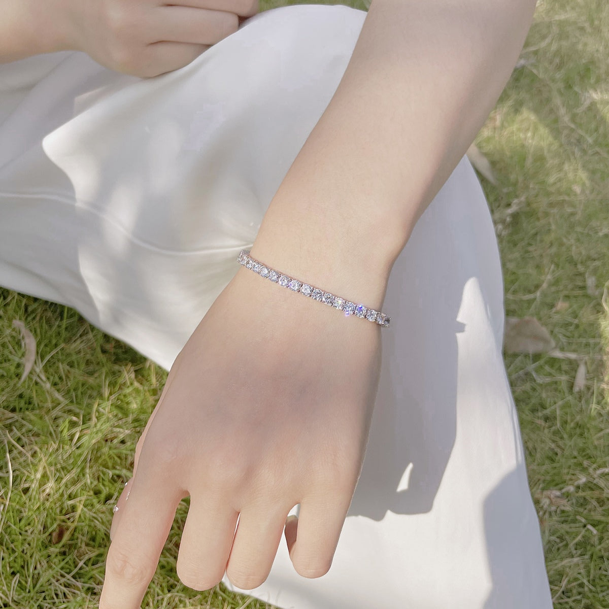 [Limara]Radiant Colorful Round Cut Party Bracelet