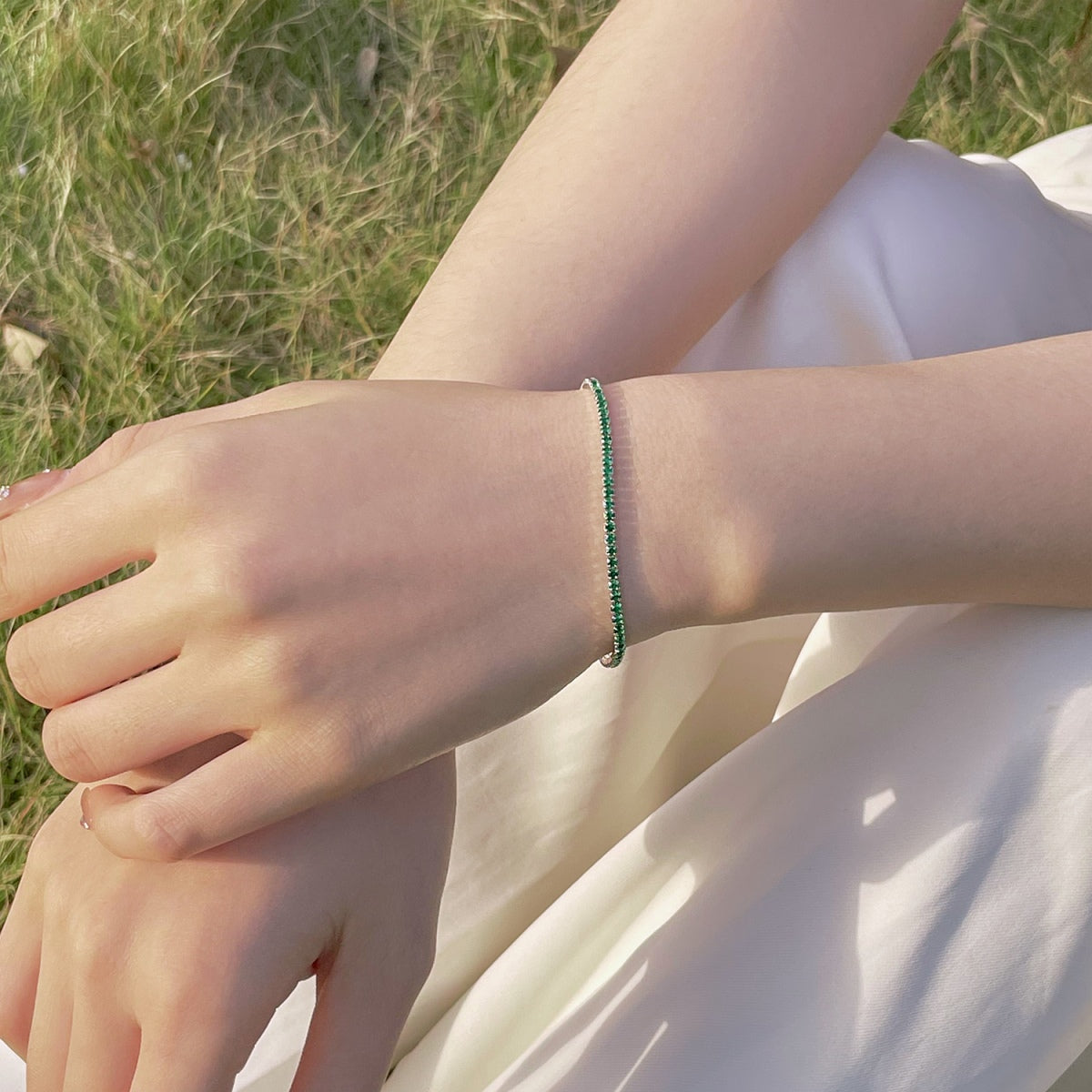 [Limara]Radiant Colorful Round Cut Party Bracelet