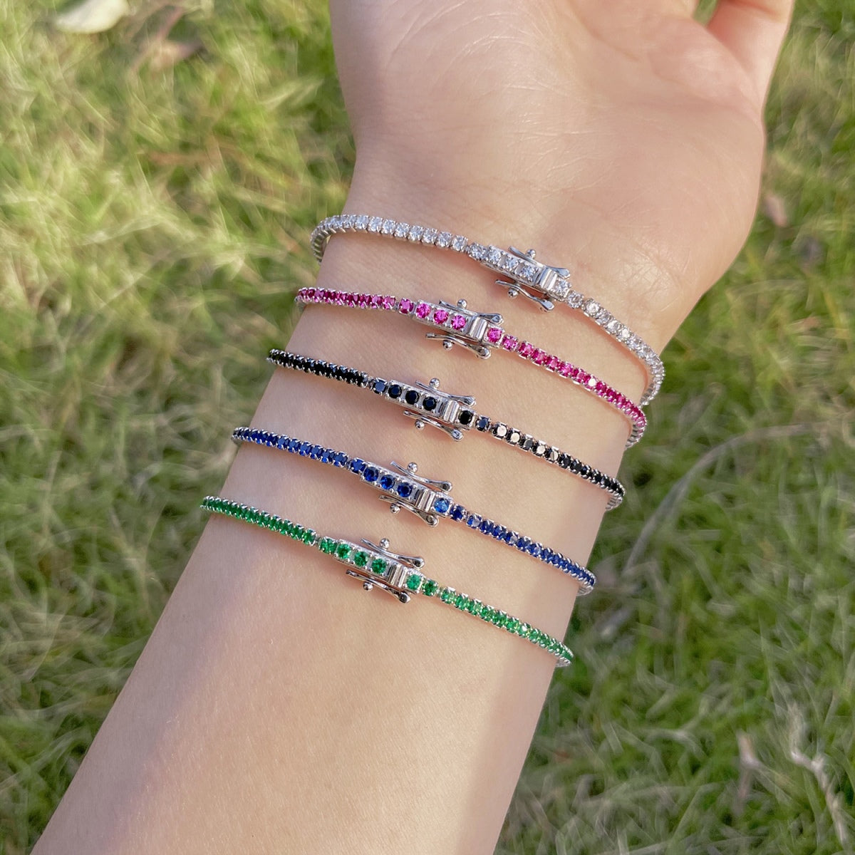 [Limara]Radiant Colorful Round Cut Party Bracelet
