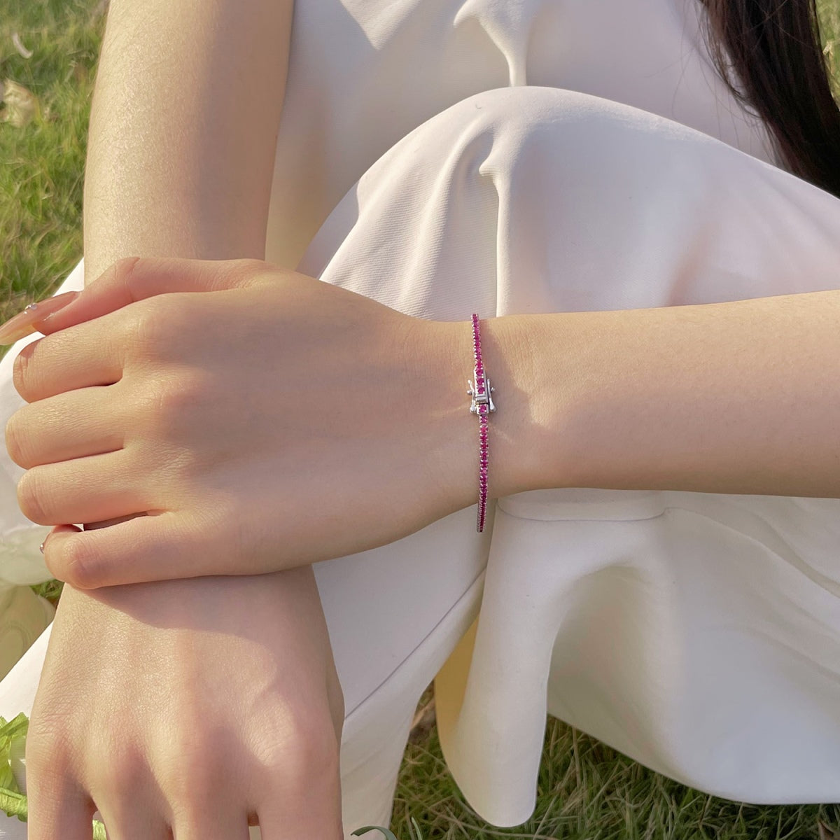 [Limara]Radiant Colorful Round Cut Party Bracelet