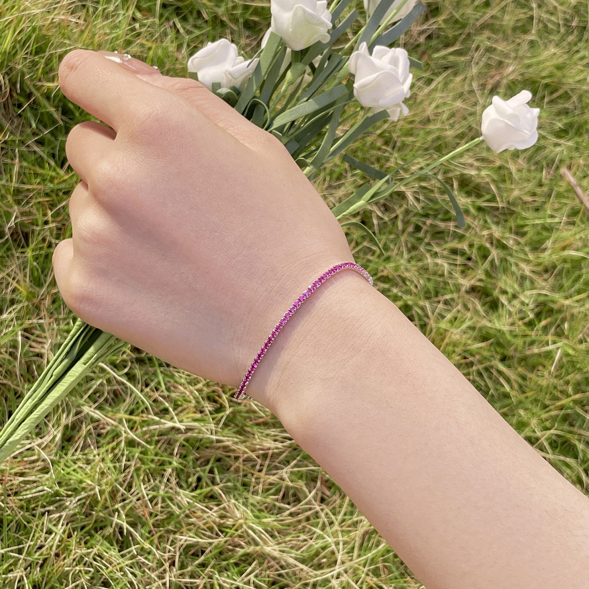 [Limara]Radiant Colorful Round Cut Party Bracelet