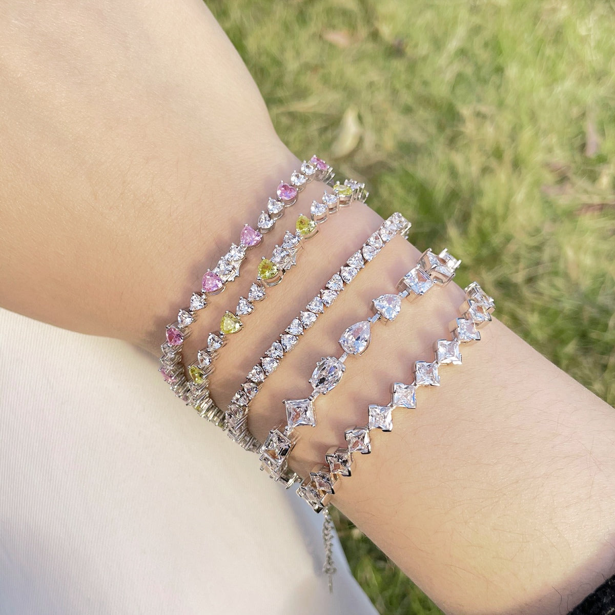 [Limara]Unique Exquisite Multi Cut Daily Bracelet