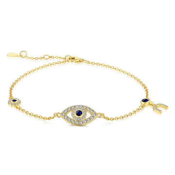 [Limara]Dainty Eye Shape Necklace