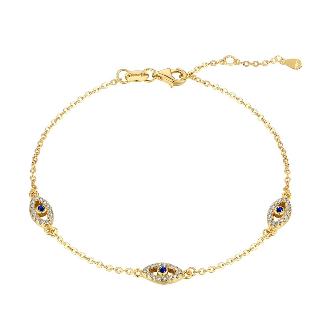 [Limara]Evil Eye Shape Pendent Necklace
