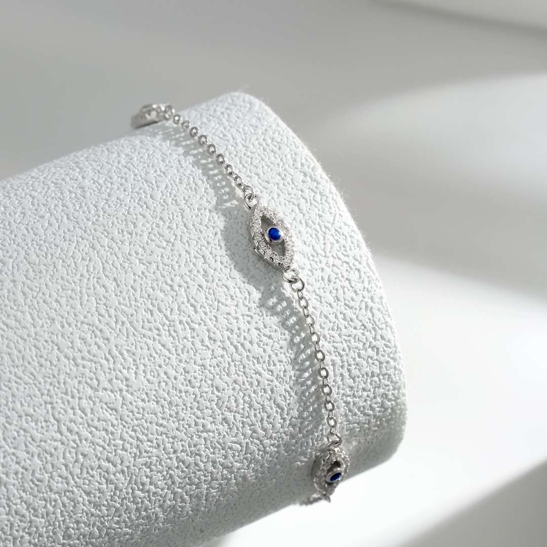 [Limara]Evil Eye Shape Pendent Necklace