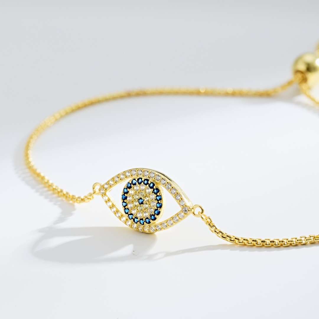 [Limara]Dazzling Eye Shape Necklace