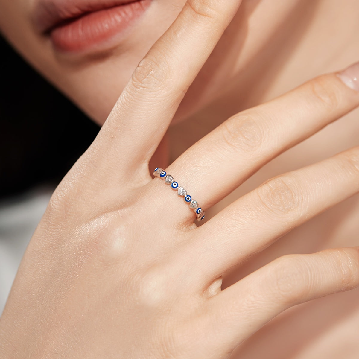 [Limara]Radiant Colorful Round Shape Daily Ring