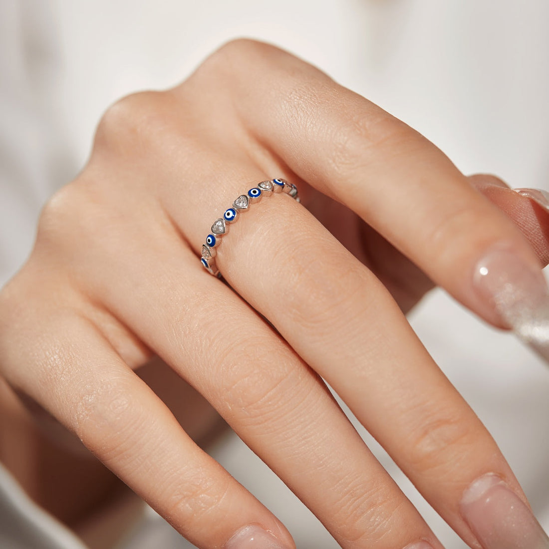 [Limara]Radiant Colorful Round Shape Daily Ring