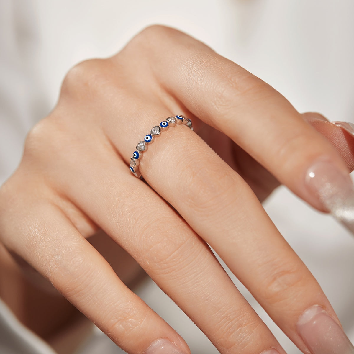 [Limara]Radiant Colorful Round Shape Daily Ring
