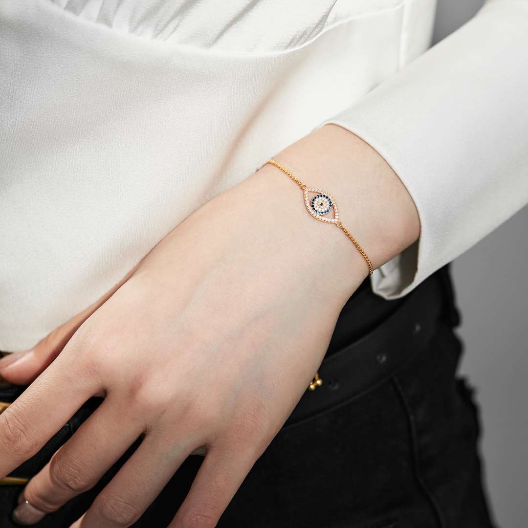 [Limara]Dazzling Eye Shape Necklace