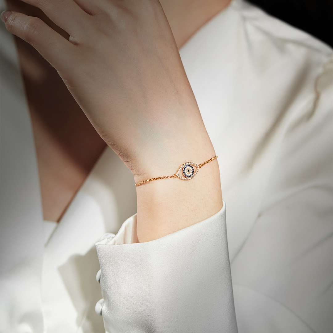 [Limara]Dazzling Eye Shape Necklace