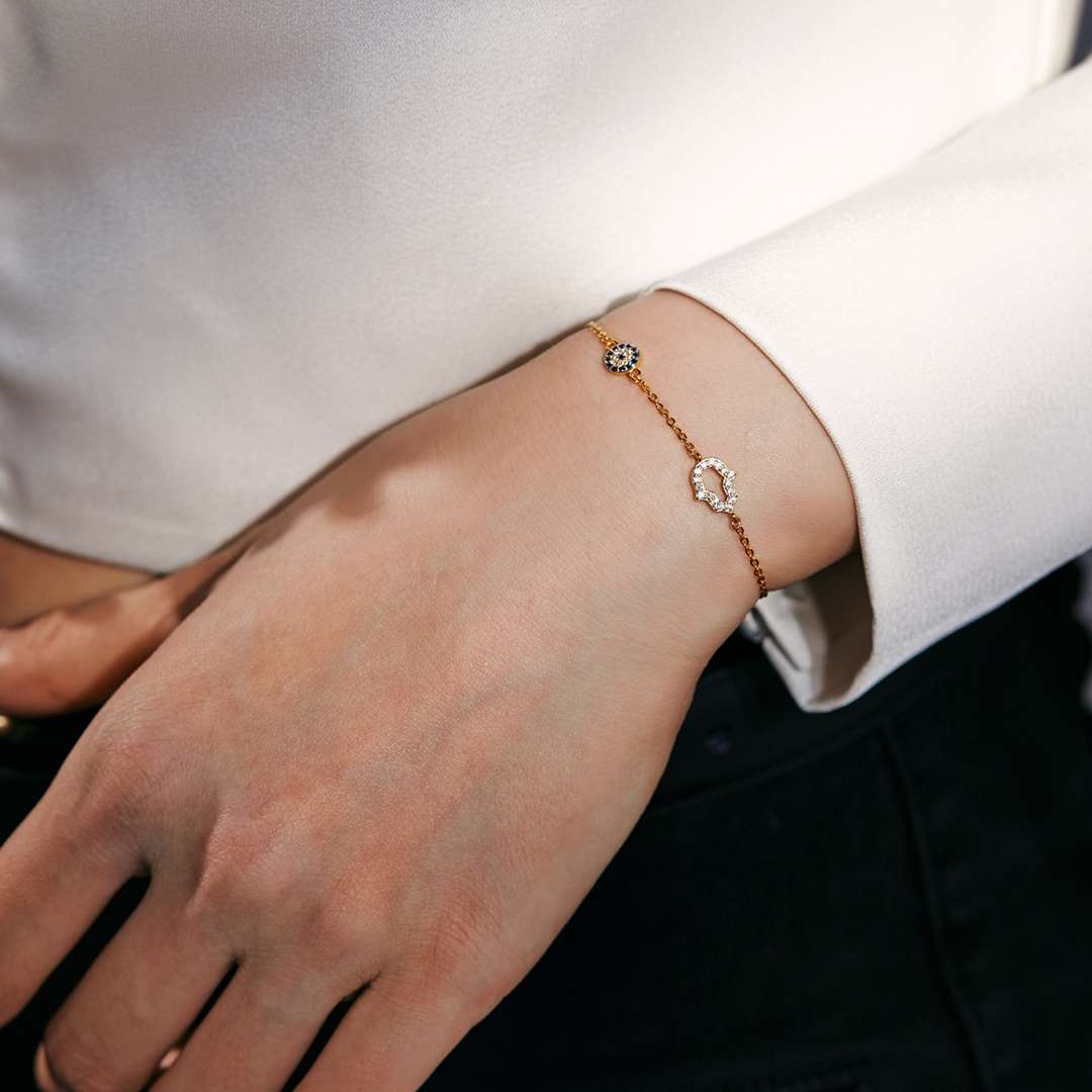 [Limara]Gost Shape & Round Shape Necklace